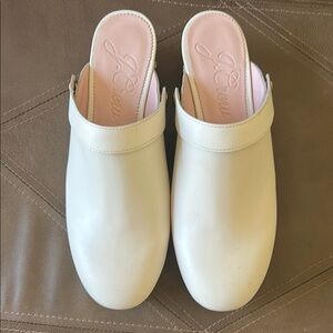J. Crew Cream Clogs